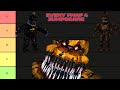Every FNAF 4 jumpscare, but on a tierlist?