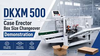 DXKM 500 Case Erector Box Size Changeover | SelectPack