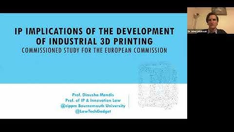The Intellectual Property Implications of Industrial 3D Printing: CIPIL Evening Webinar