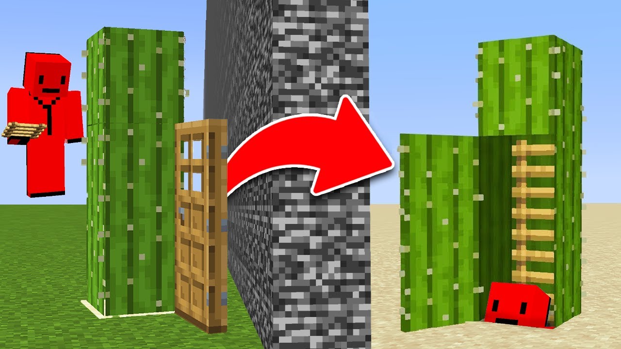 【マイクラ】秘密基地を作れるチートを使って建築対決でズルしてみたマインクラフト