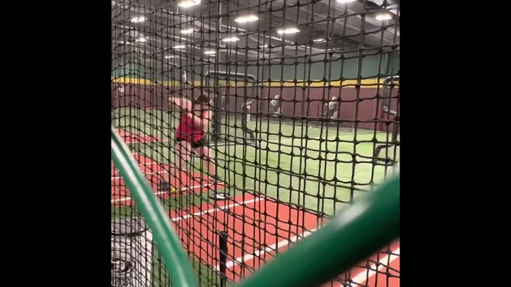 Karmyn Sanders (2027) hitting at DBats Hattiesburg...