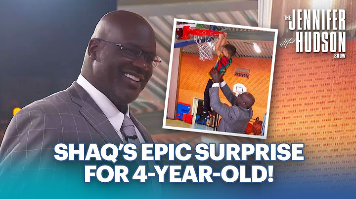 Shaq Shocks 4-Year-Old Basketball Prodigy with Slam Dunk of a Lifetime!