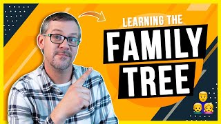 Family TREE and words in English | Learning vocabulary 👪