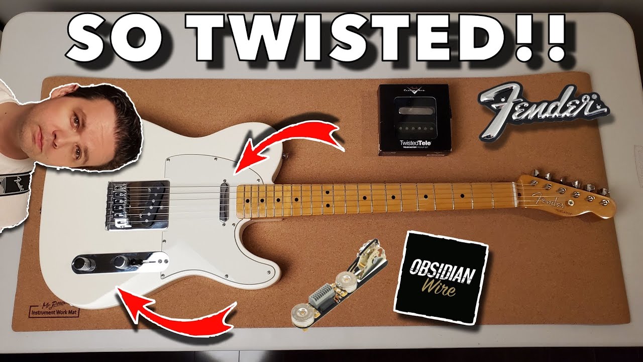 Installing Fender Custom Shop Twisted Telecaster Pickups with a Solderless  4-way Obsidianwire Kit
