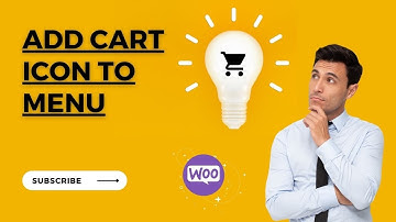 How To Add Woocommerce Cart Icon To Menu | Free | Wordpress Menu Cart | Custom Cart Icon Woocommerce