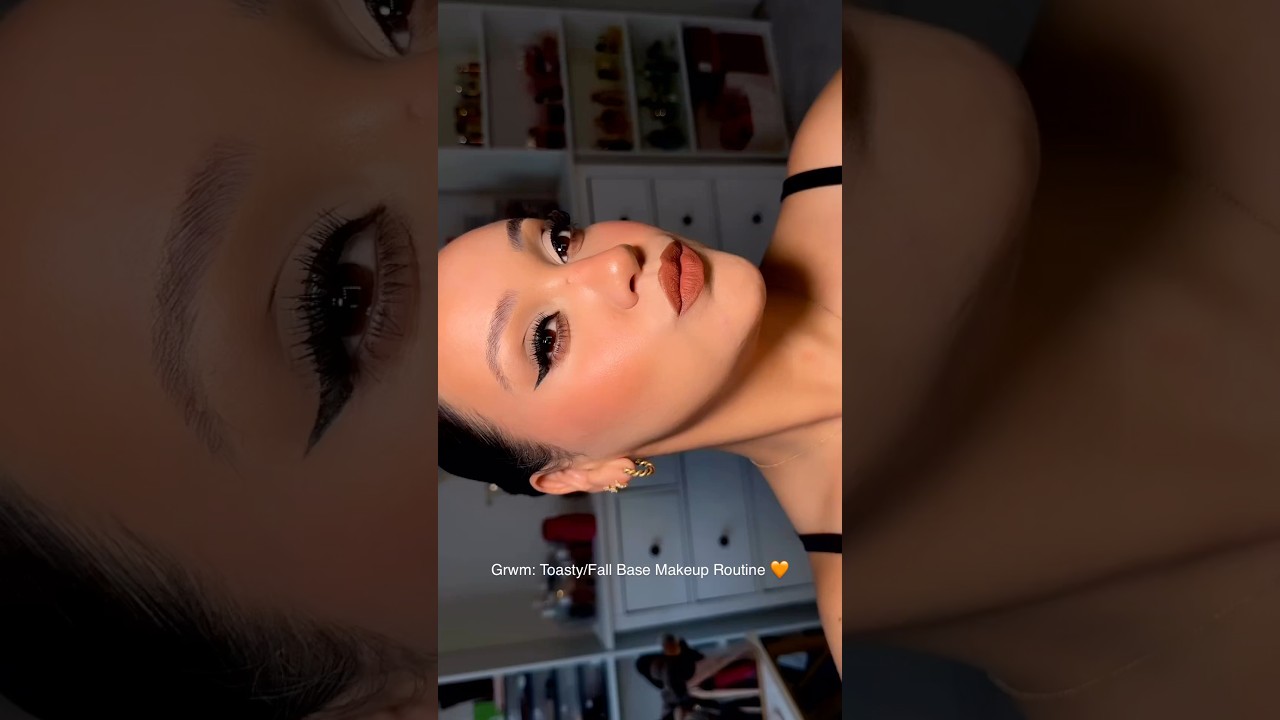 TOASTY FALL BASE MAKEUP ROUTINE | GRWM | AMY GLAM ✨