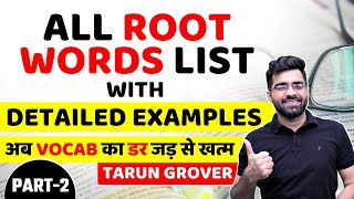 Root Words (Part -2) | The Best way to Improve Vocabulary | Tarun Grover screenshot 5