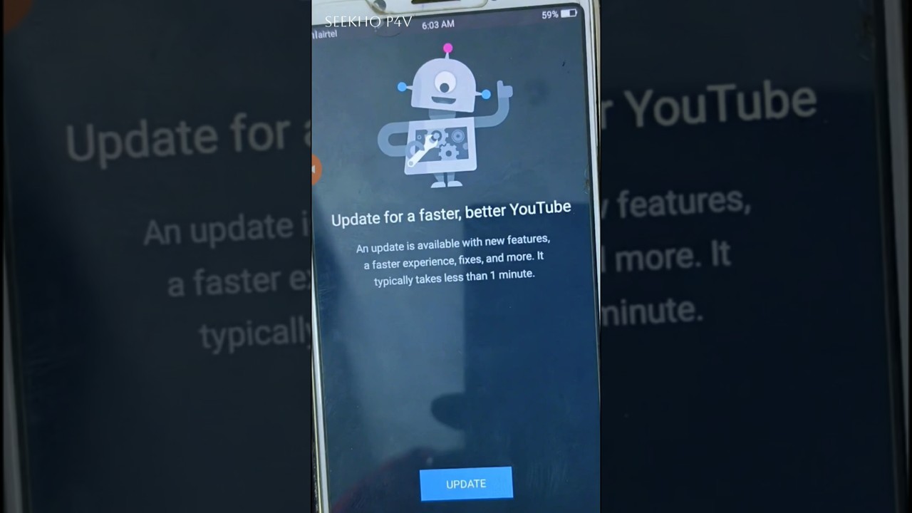 update for a faster better youtube 2025 #shorts #updateyoutube #seekhop4v