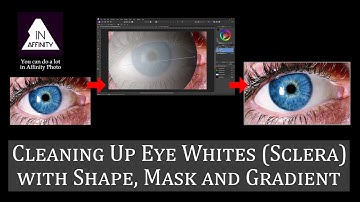 Eyes 4: Cleaning Up Eye Whites (Sclera) with Shape, Mask and Gradient