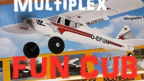Fun Funcub by Mutiplex Takeoff Landing Crash