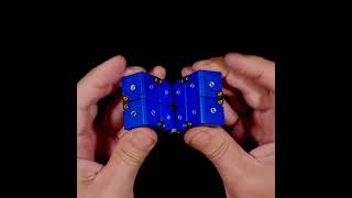 My Design Magnetically Modified Infinity Cube - This is the only metal one that I made. Aluminum.