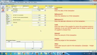 INTACT ACCOUNTING Daily Transaction-Purchase(Supplier's Invoice)