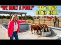 HOA Built a Community Pool on My Land — So I Drained It and Turned It Into a Cattle Trough
