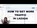 Step by step guide  how to increase traffic  sales in lazada