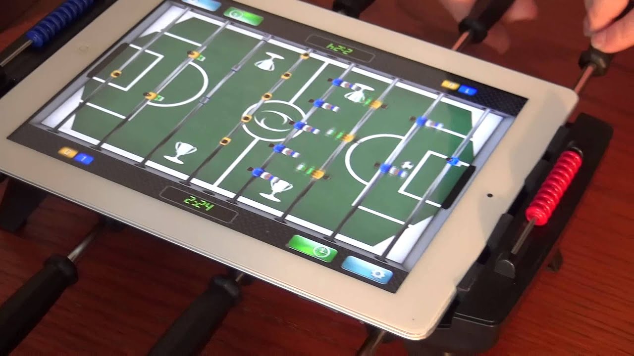 Foosball for iPad Il biliardino hitech YouTube