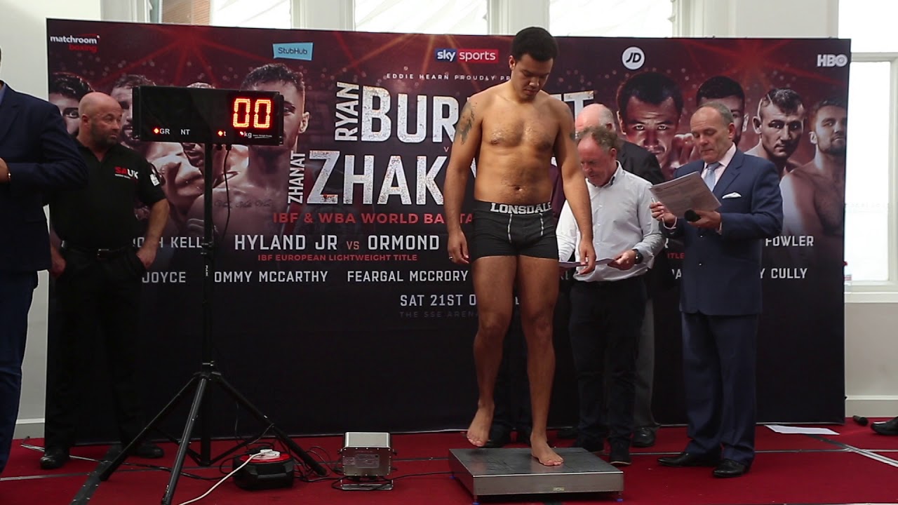Matchroom Boxing Weigh ins Tommy McCarthy vs Peter Hegyes (HD) YouTube