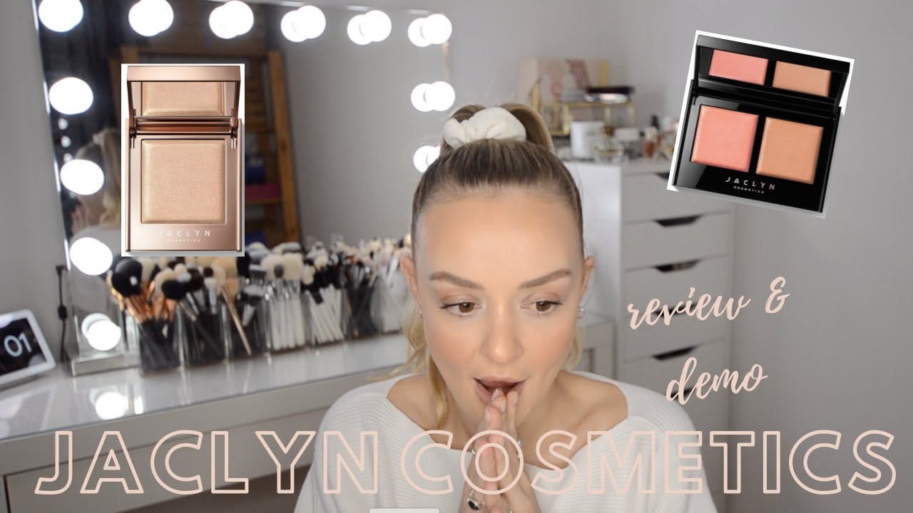 JACLYN COSMETICS, BROZE & BLUSHING DUO, MOOD, ACCENT, BEAMING HIGHLIGHTERS DEMO & REVIEW