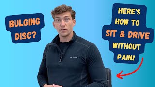 How to Sit with Bulging Discs WITHOUT Pain