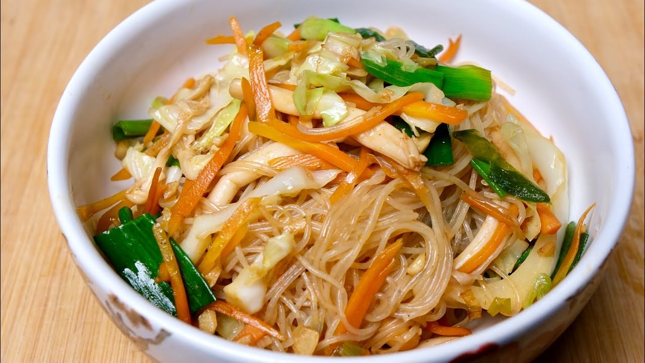 Самый вкусный рецепт стеклянной лапши! Она невероятно вкусная, ароматная, насыщенная вкусом!