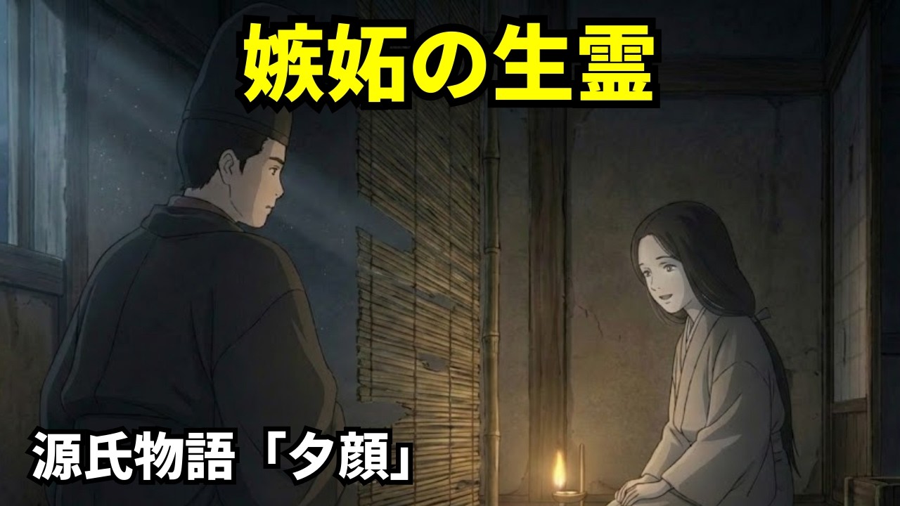 【源氏物語】夕顔〜名も明かさぬ美女と深夜の廃屋での惨劇〜