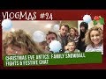 VLOGMAS (2018) #24 - CHRISTMAS Eve ANTICS: Snowball FIGHTS & FESTIVE Chat