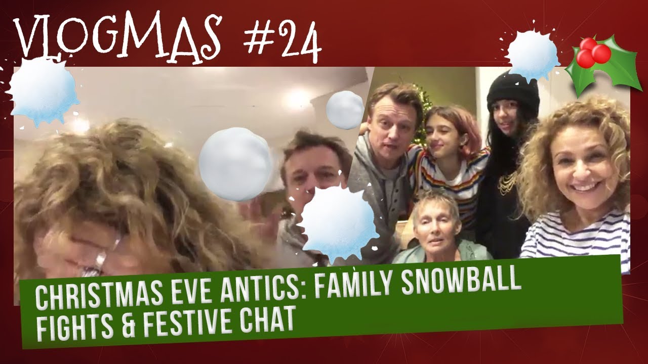 VLOGMAS (2018) #24 - РОЖДЕСТВЕНСКИЕ ШАЛОСТИ: БОИ В СНЕЖКИ И ПРАЗДНИЧНЫЙ ЧАТ