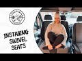 Swivel Seat Installation: Enhancing Comfort in Our Van Conversion! 🚐💺