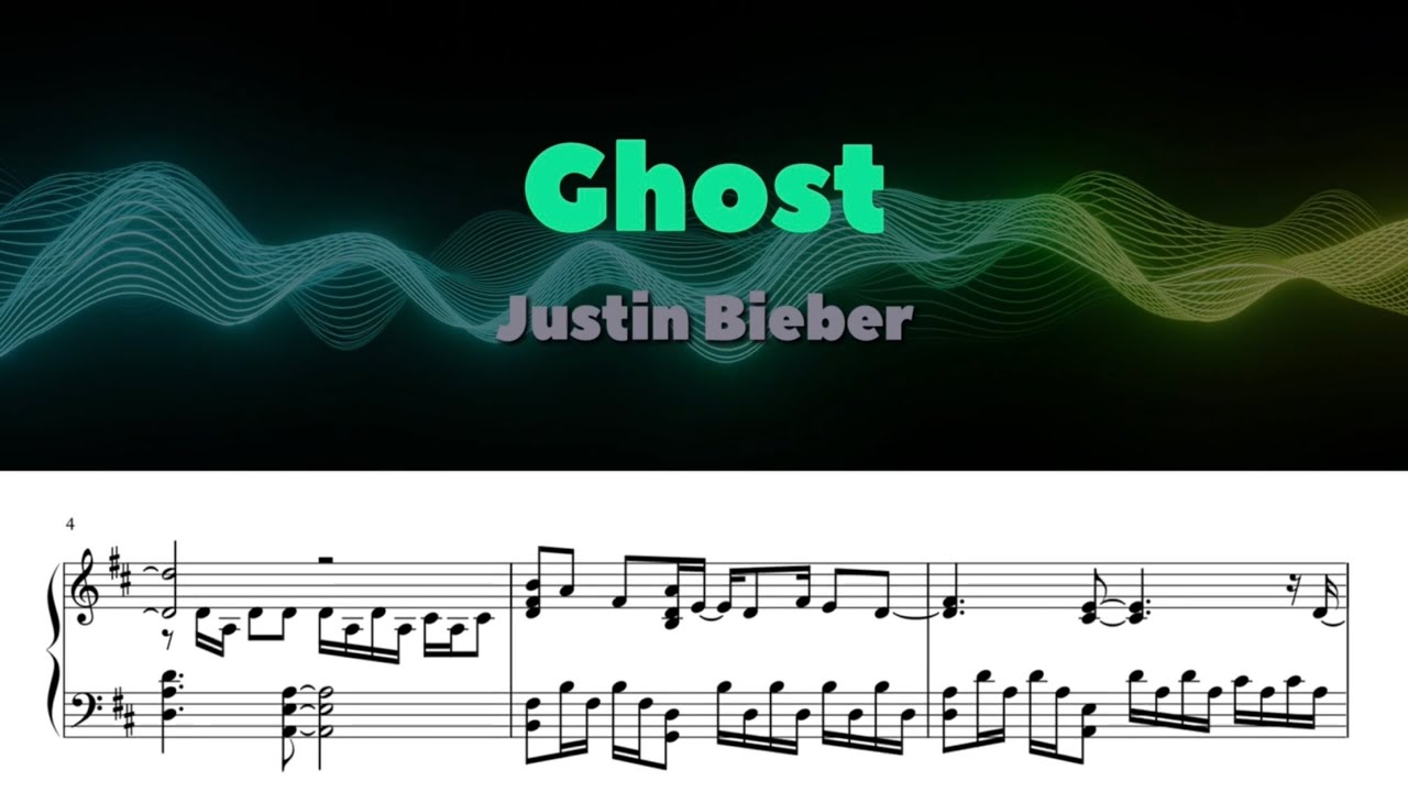 Ghost - Justin Bieber Sheet music for Piano, Violin (Solo)