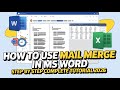 How to Use Mail Merge in MS Word Step-by-Step Complete Guide 2026 | Mail Merge Tutorial in MS Word