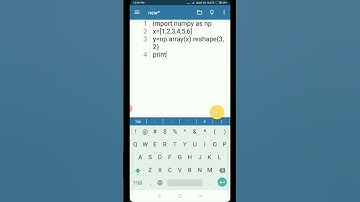 Transpose Matrix in Python using NumPy | #Shorts