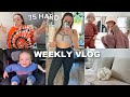 Weekly vlog doing 75 hard new marshmallow bed stay at home mom life  more