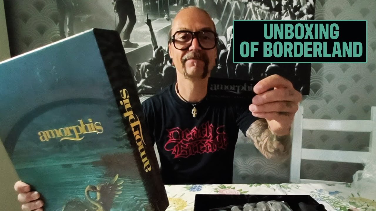 Amorphis' Tomi unboxing the new 