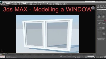 3dS Max - Practical - 2 - Creating windows -3dS Max Tutorial