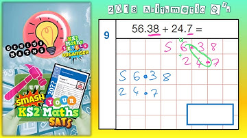 2018 KS2 Maths SATS Paper 1 Q9 Arithmetic