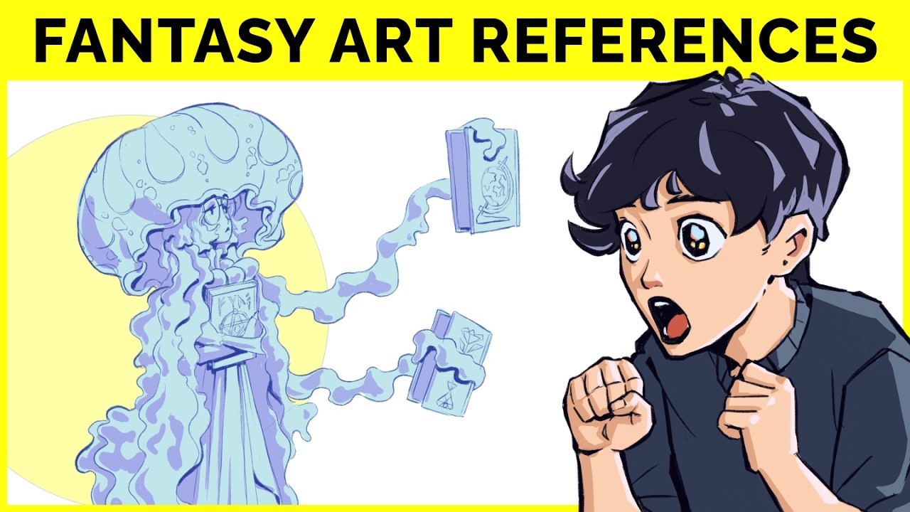 🔴 How to Use Realistic Art Reference for Fantasy Art