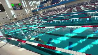 50m UW Kick w/ Fins (19.7)