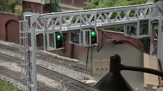 146 P 2. Azatrax Easy Signal Automation - Signal Gantry - Building Farland