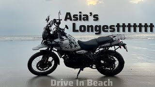 Can the Himalayan 450 Handle 4KMs of Ocean Sand | Muzhappilangad Drive-In Beach | Kerala |