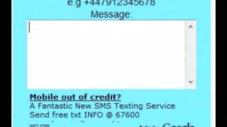 Send free text to uk any network