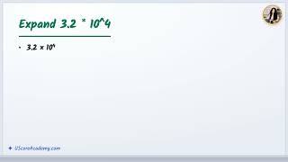 Exponents and Scientific Notation | Grade 8 Math | UScore Academy News