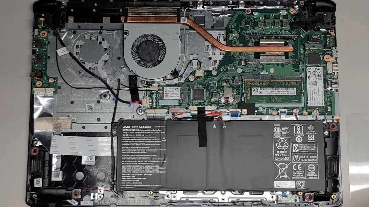 Acer Aspire 5 A515 51g Ssd Upgrade Acer Aspire A515-51 Series A515-51523X Disassembly RAM SSD Hard Drive