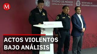 SSC CdMx investiga a policías tras disturbios y enfrentamientos en protesta de la CNTE