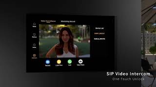 KNX Smart Touch S10 with Secure (KNX+ SIP Intercom+App Server)