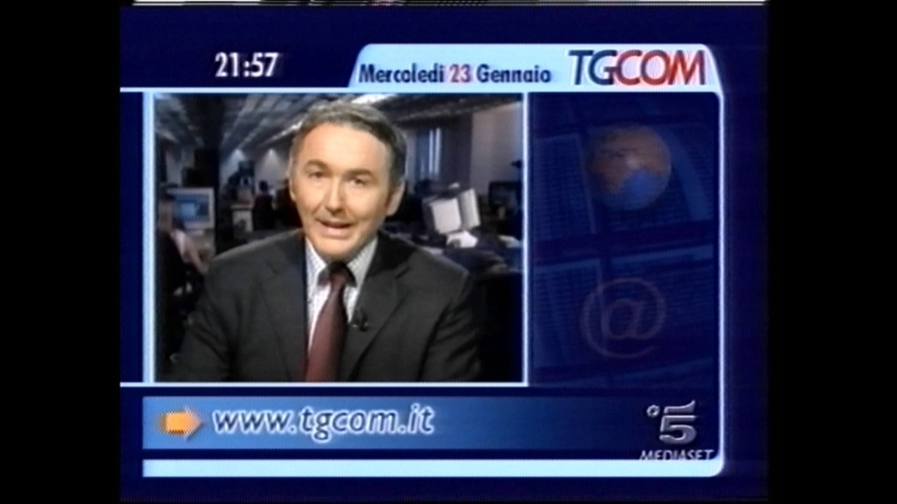 Tgcom Canale 5 | TGCOM - Promo Cambio Euro Lira - Sequenza Spot (23 Gennaio ...