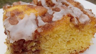 How to make Cinnamon Roll Cake using Box Cake Mix