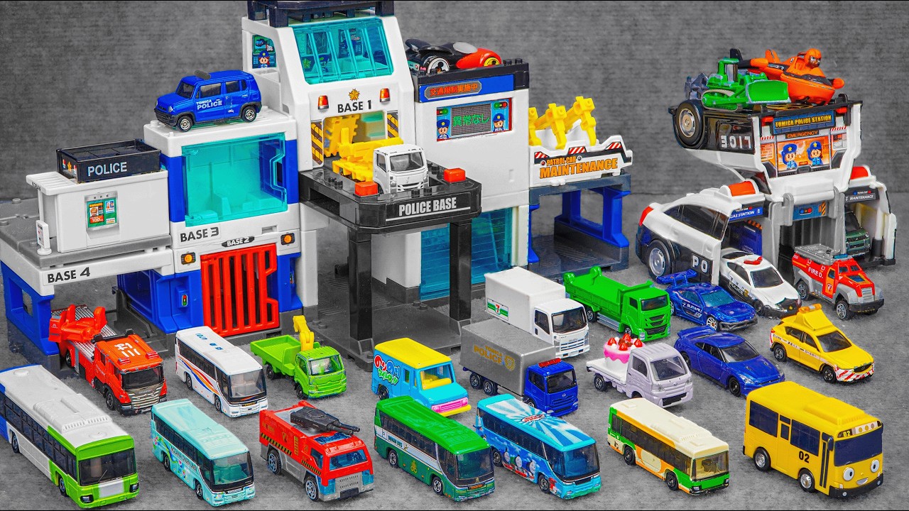トミカタウンビルドシティ サウンドライト 消防署 Tomica Town Build