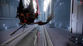 Warframe experienced movement demonstration, multi wall hops