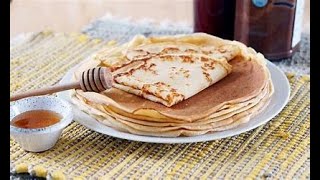 recette de crêpes  طريقة تحضير الكريب الحلو