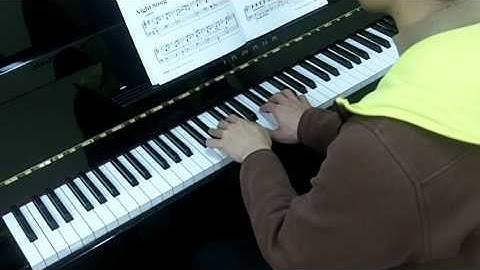 Bastien Piano Basics Level 4 Technic No.4 Night Song (P.4)