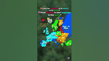How studied is your language? #europe #mapping #geography #map #war #history #shorts #language #fyp